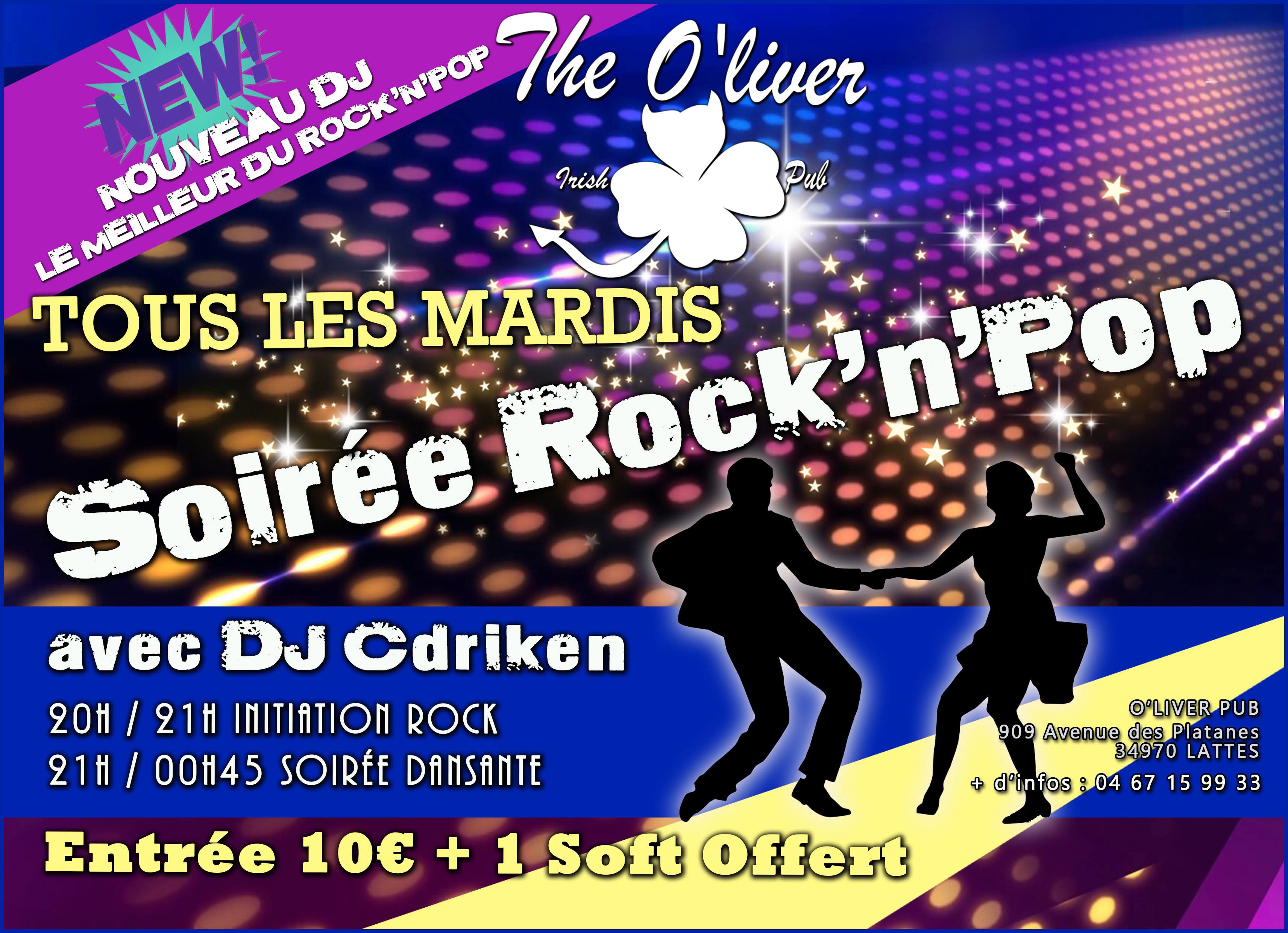 SOIRÉE ROCK MODERN LE MARDI